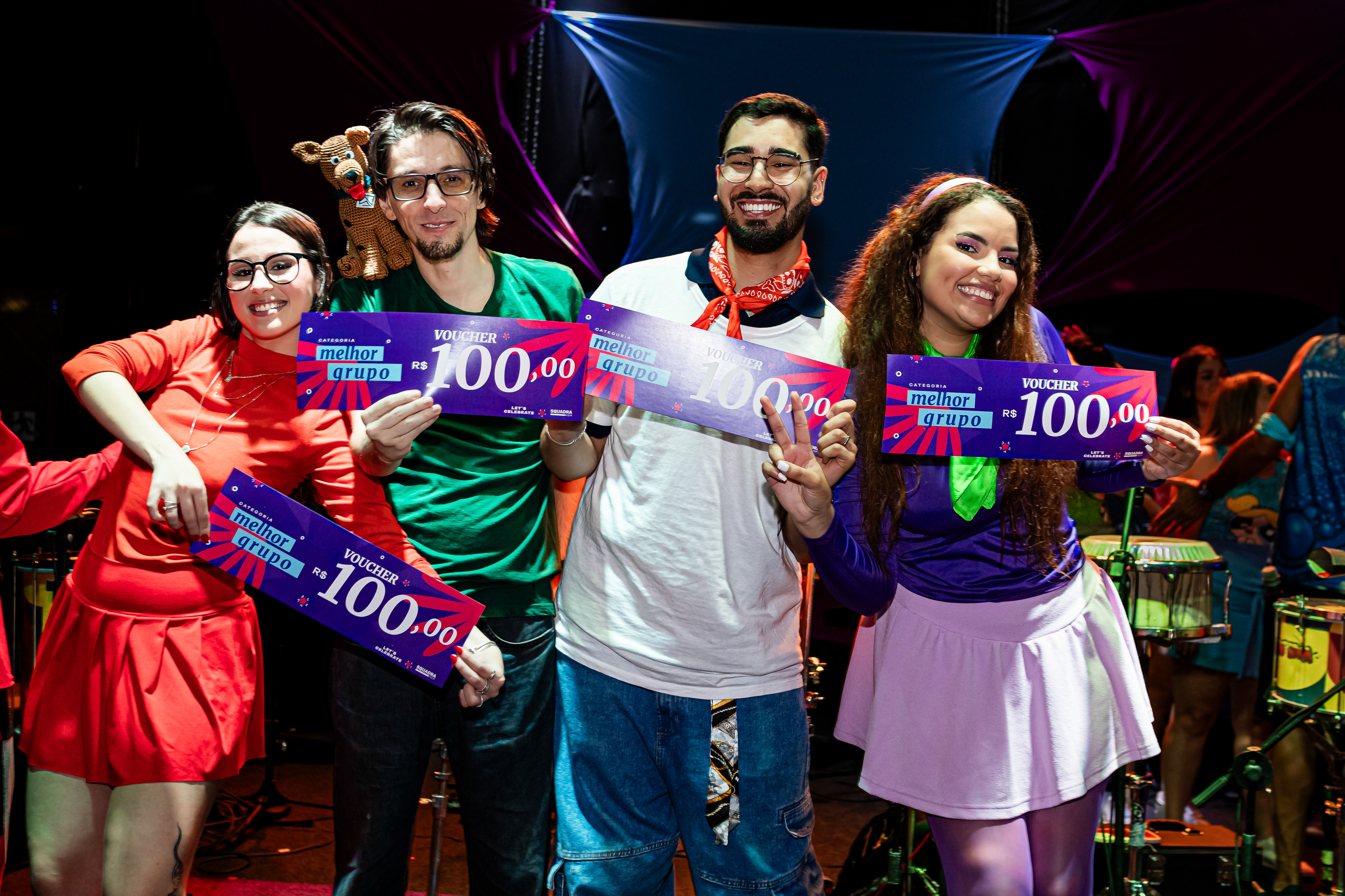 Celebrate 2025 - 1º lugar da Melhor fantasia em grupo Celebrate 2025 - 1º lugar da Melhor fantasia em grupo